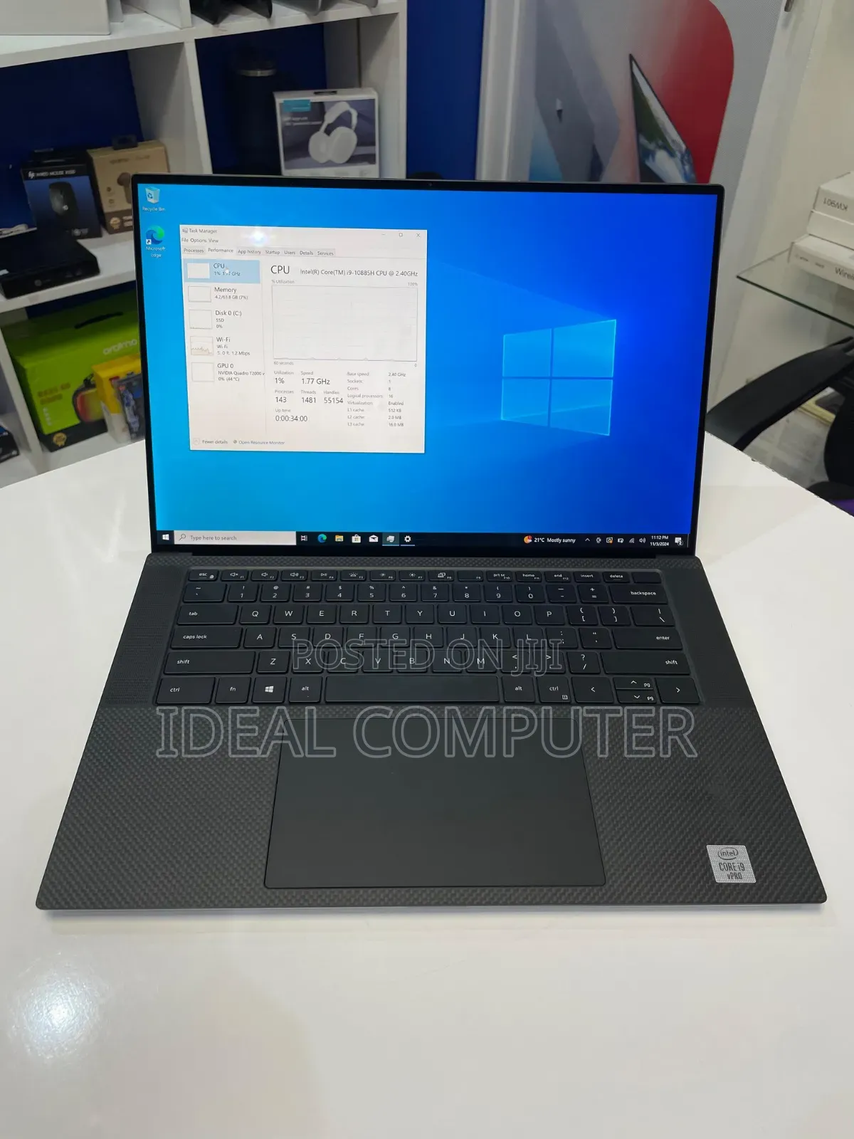 Laptop Dell Precision 5550 32GB Intel Core I9 SSD 512GB