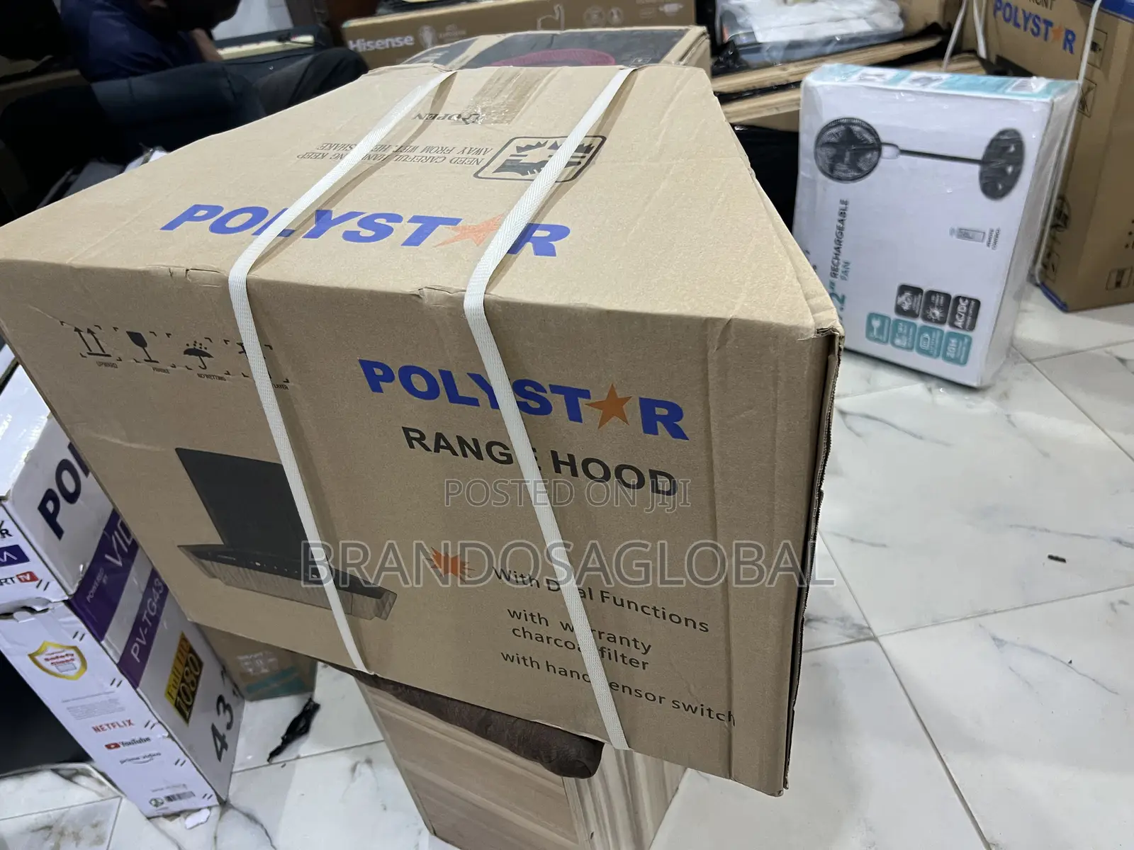 Original Polystar 60cm Cooker Hood – Compact Size