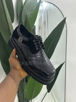 Givenchy Lace Up Closure Leather Shoe