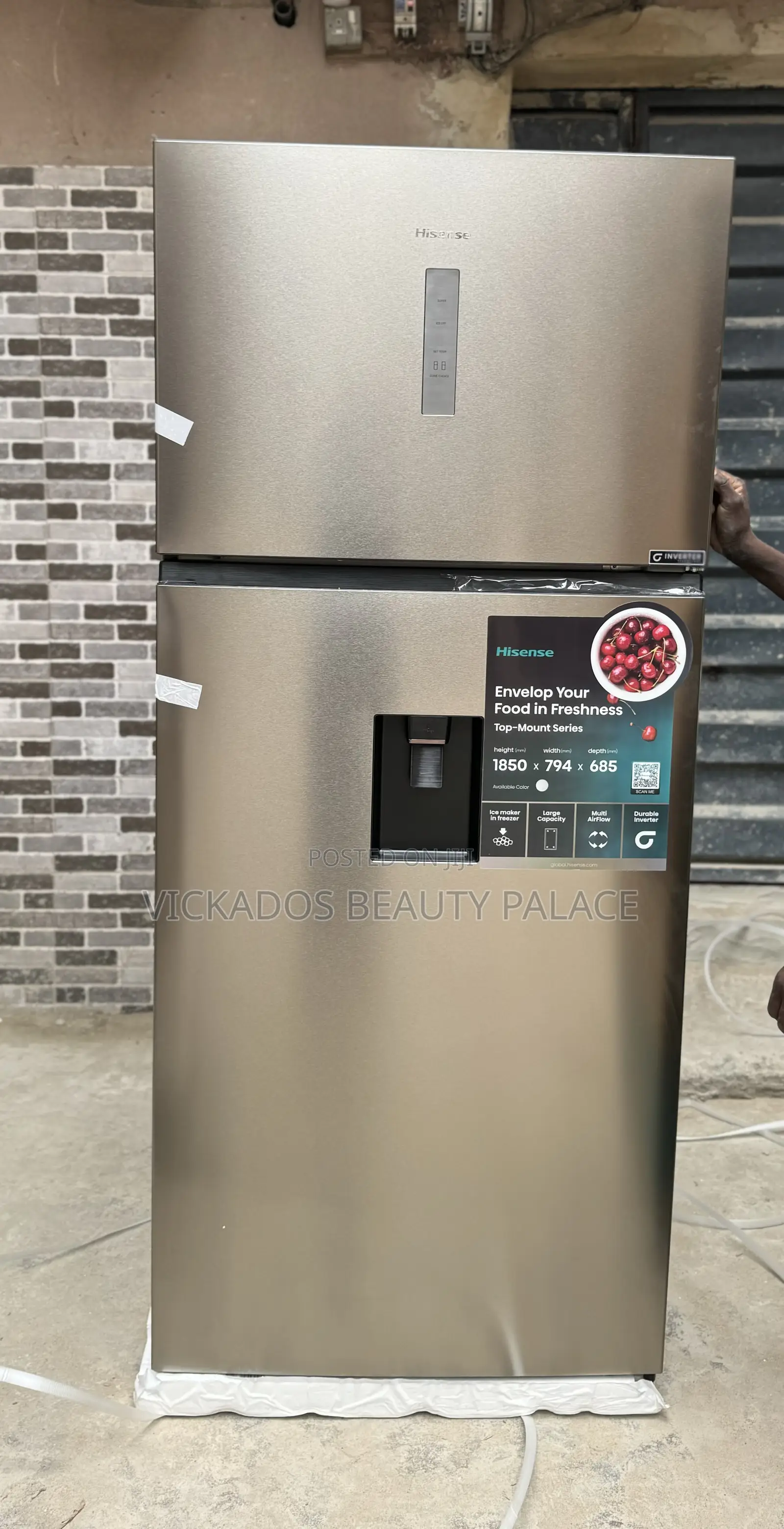 Hisense Refrigerator Side By Side Ref565dri