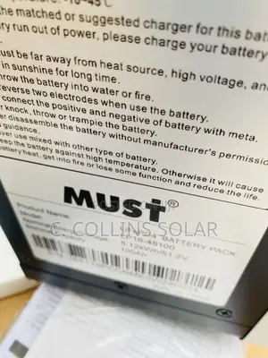 5kwh 48v Must Lithium Battery