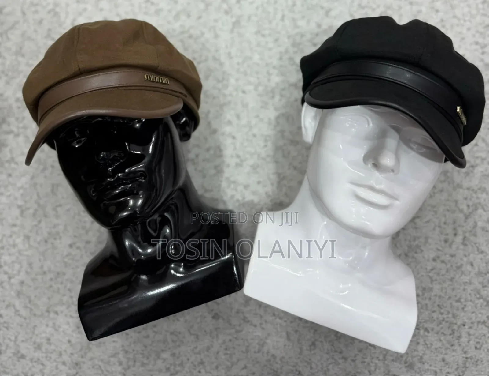 New Design Octa Leather Captain Cap