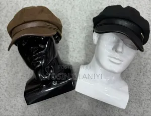 New Design Octa Leather Captain Cap