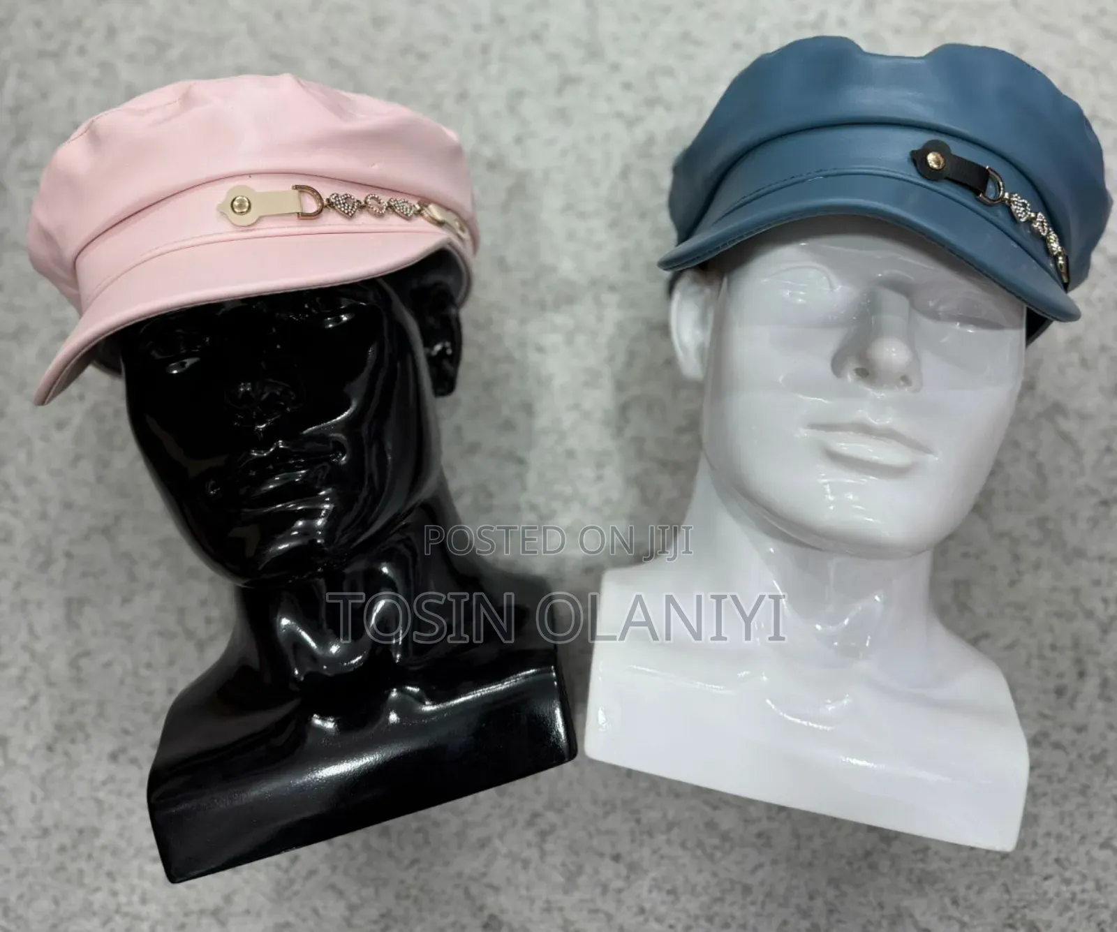 New Design Octa Leather Captain Cap