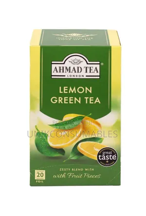 Ahmad Tea Lemon,Jasmine , Mint Green Tea 20 Alufoil Teabags