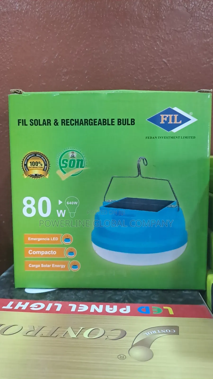 Solar Bulb With Panel for Homes/ Offices/ Business Centres/ Shops/ Bar