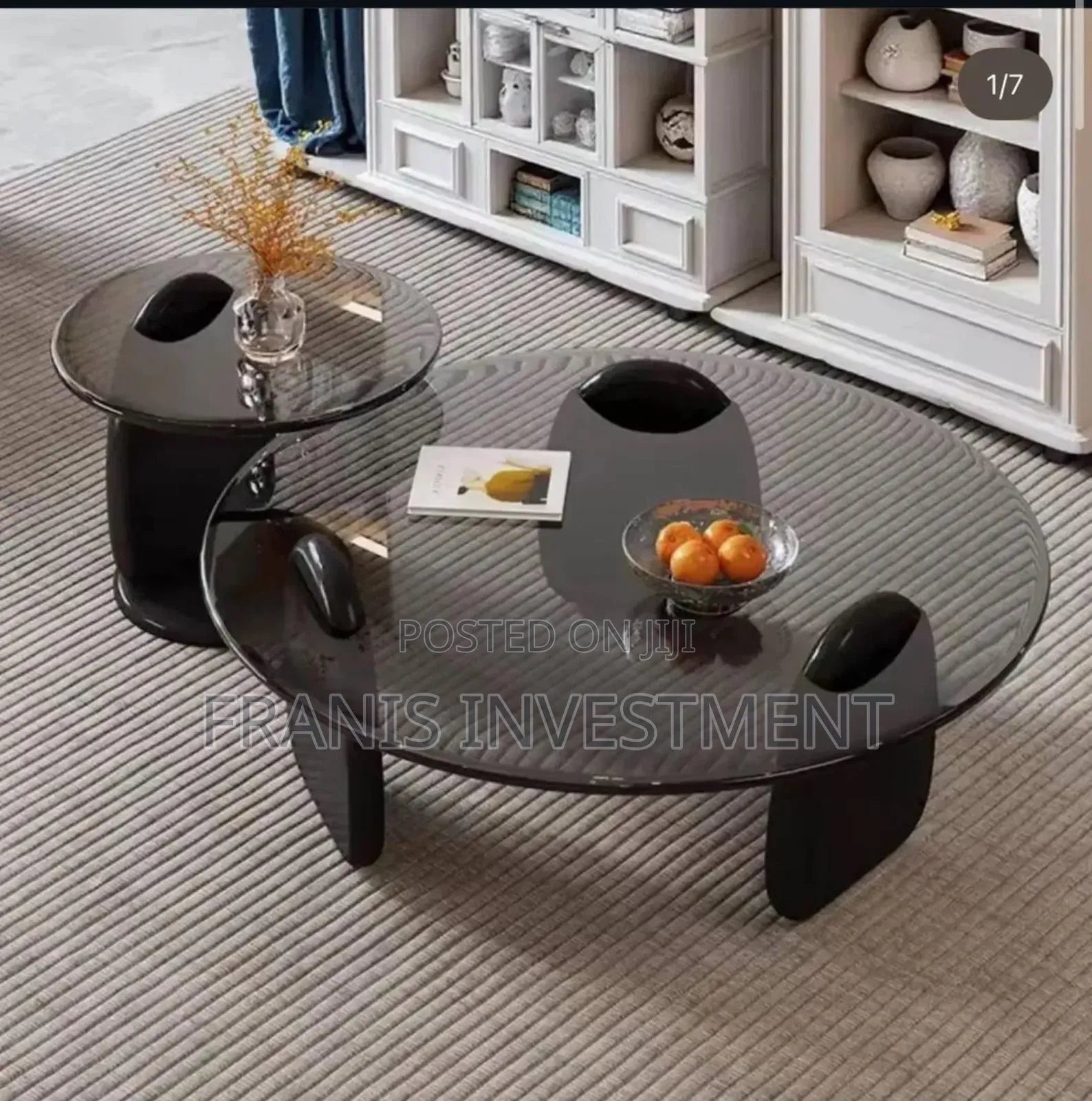 Center Table and Stool Set