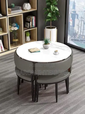 Dinning Set by 4 Seater of Chair Is Available as Seen