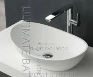 Small Egg Shape Counter Top Washing Hand Basin