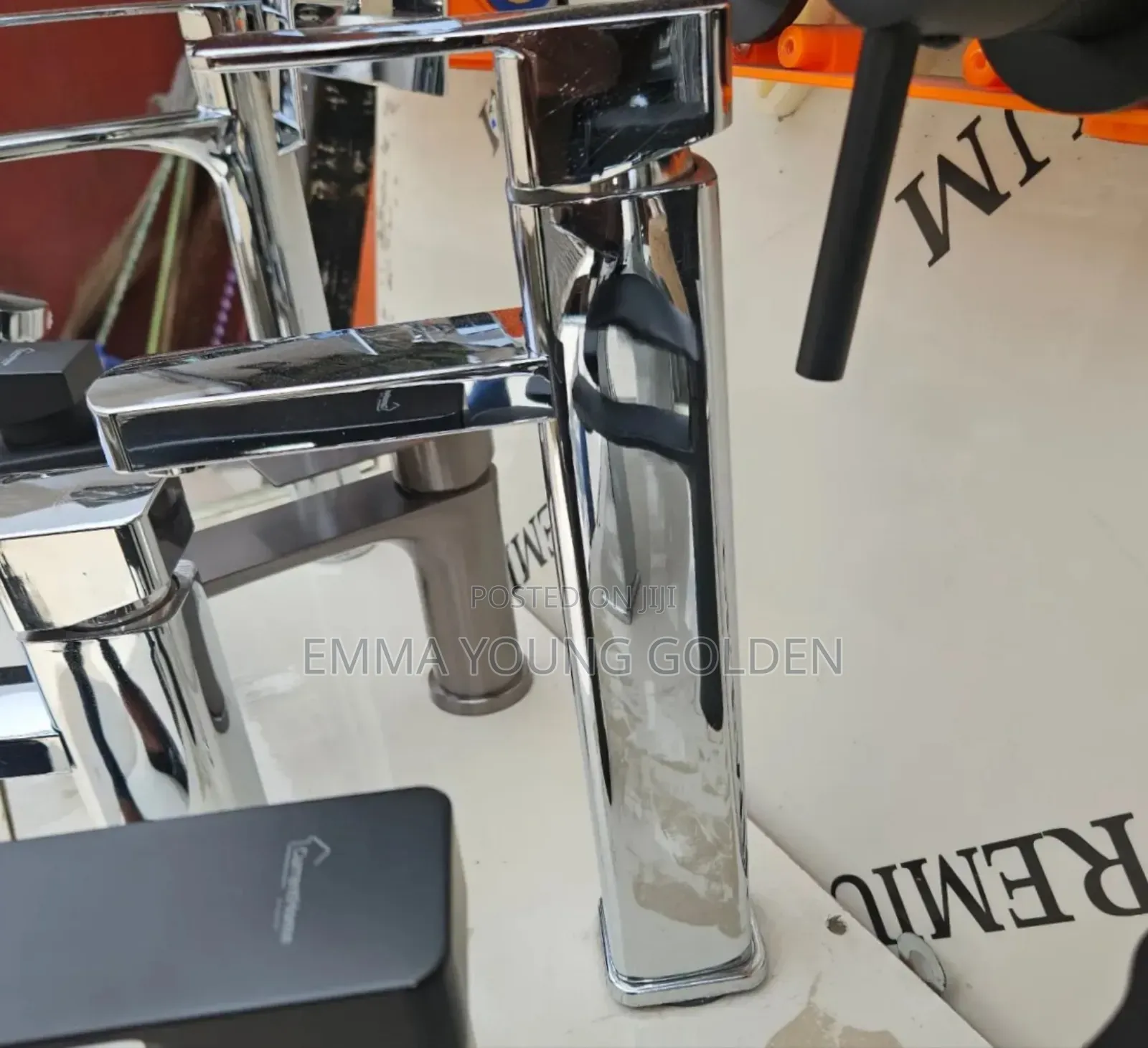 Long Stainless Basin Mixer