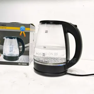 Silver Crest Electric Heat Glass Kettle (D4r3t)