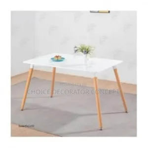 Dinning Table With Wooden Leg