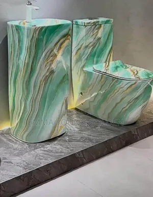 Luxury Marble Green Miniset Wc