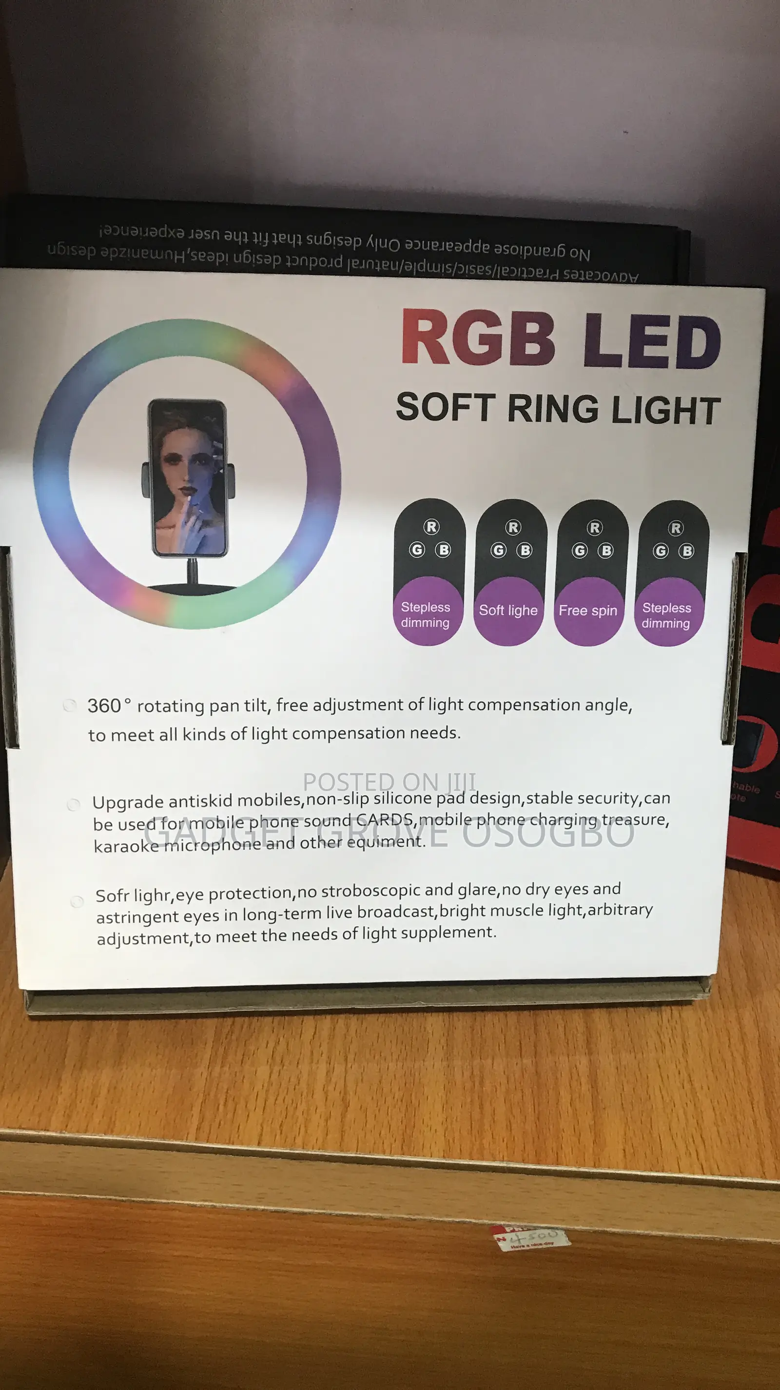 RGB Led Soft Ring Light Mj20