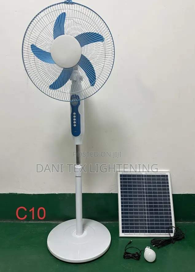 Modem Solar Fan With Bulb Now Available