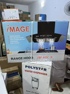 Image 60cm Kitchen Hood With Dual Filters – Im60c-B