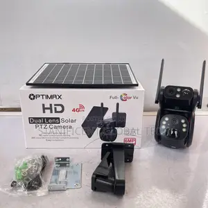 Optimax 6mp 4g Dual Lens Solar Ptz Mini Outdoor Camera (Ubox App)