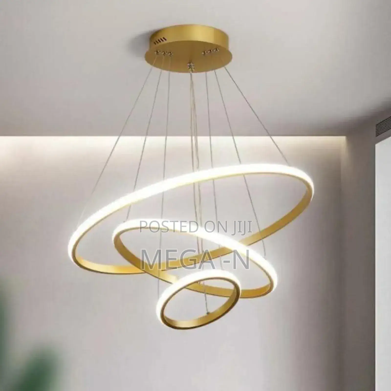 Three Ring Dropping Pendant Light