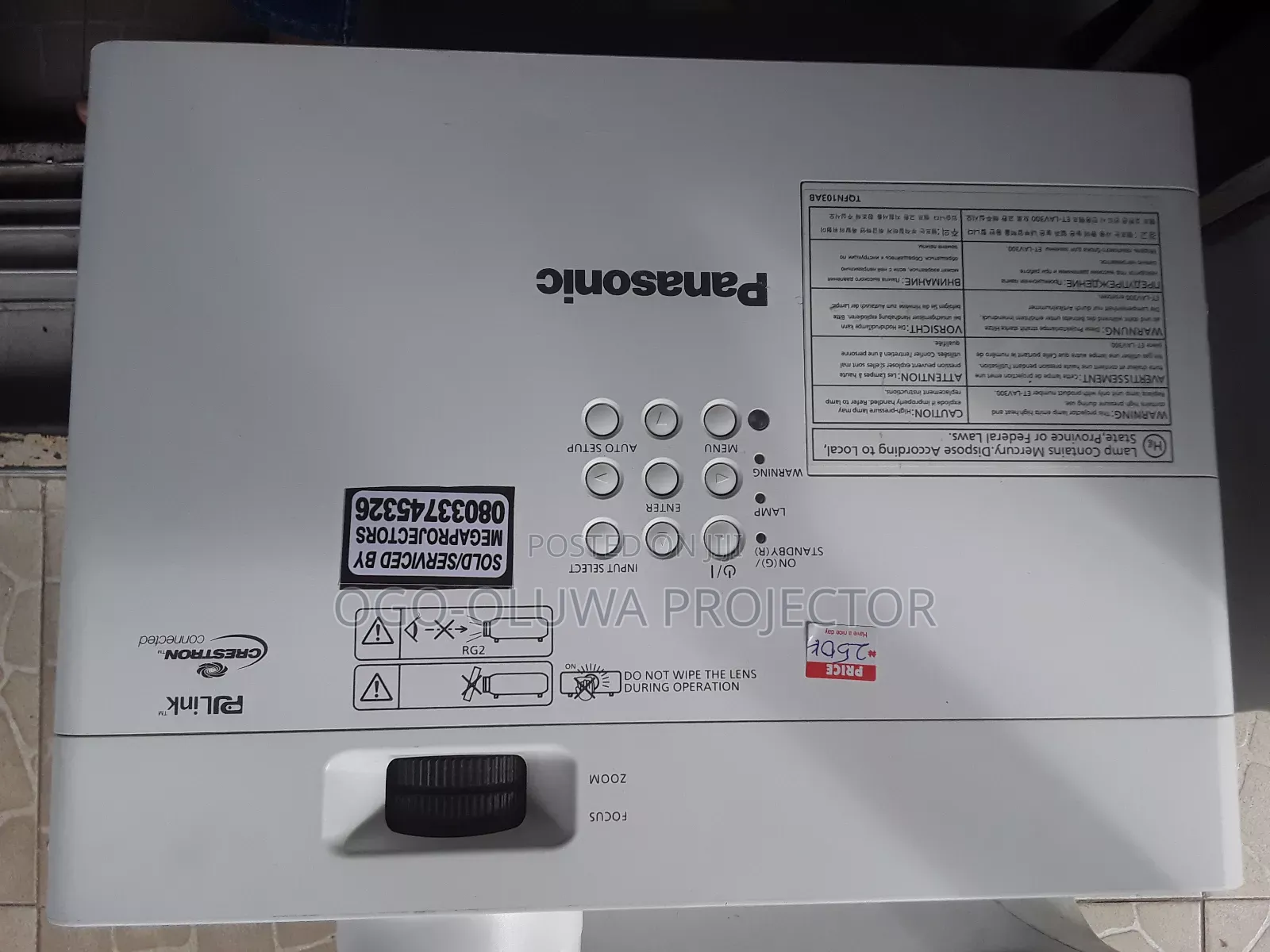 Latest Panasonic Pt-Vx430 Multimedia Projector