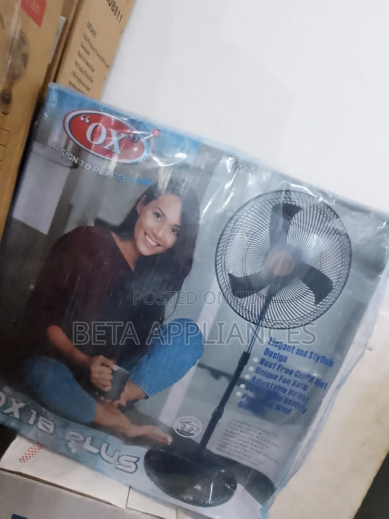 Ox Standing Fan 18 Plus – High Performance