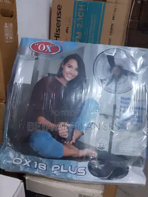 Ox 18+ Fan – Powerful Motor Strong Blades