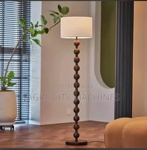 Barbell Floor Lamp Or Japandi Wooden Floor Lamp Barbell.