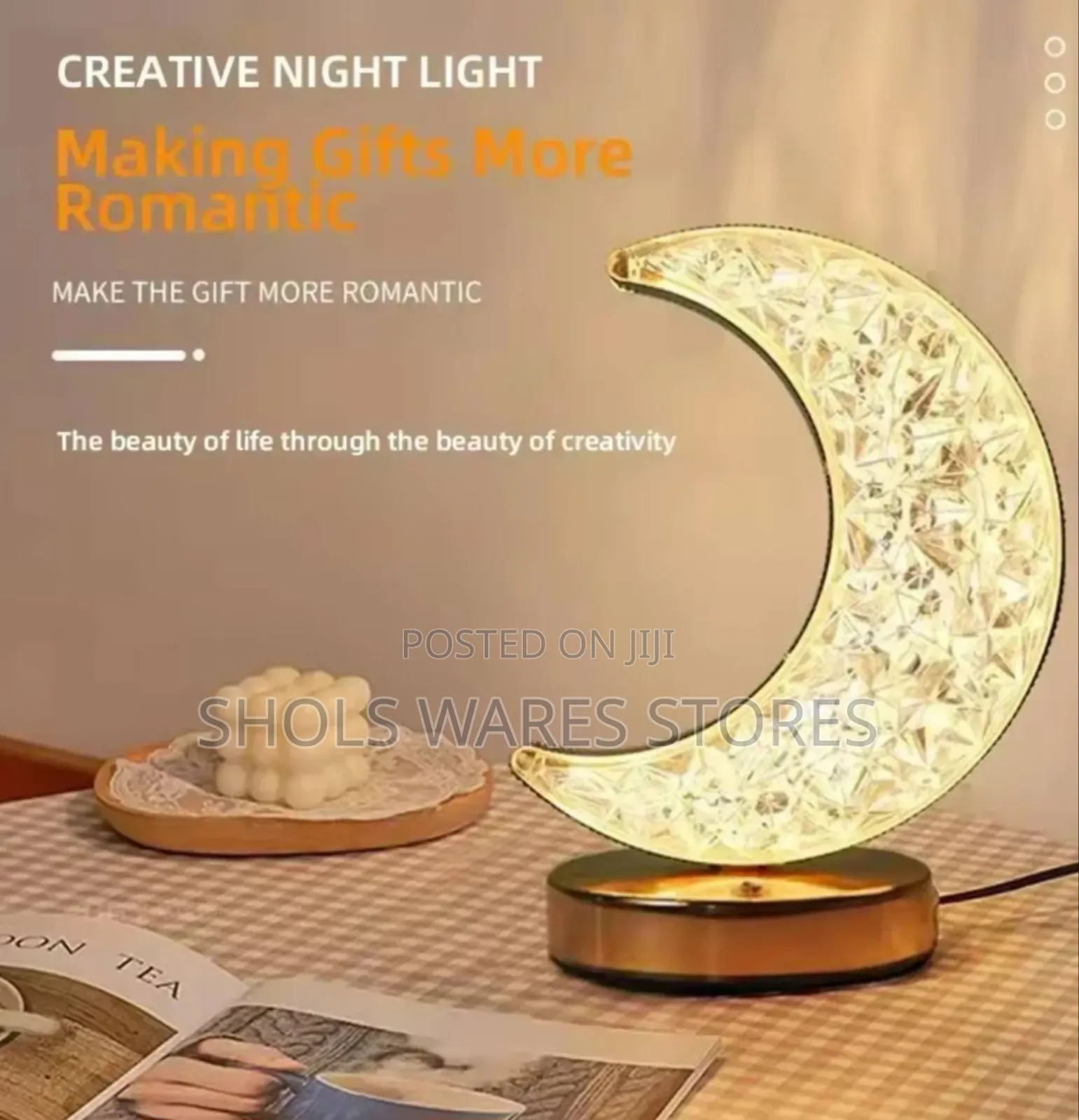 Acrylic Crystal Bedside Table Lamps