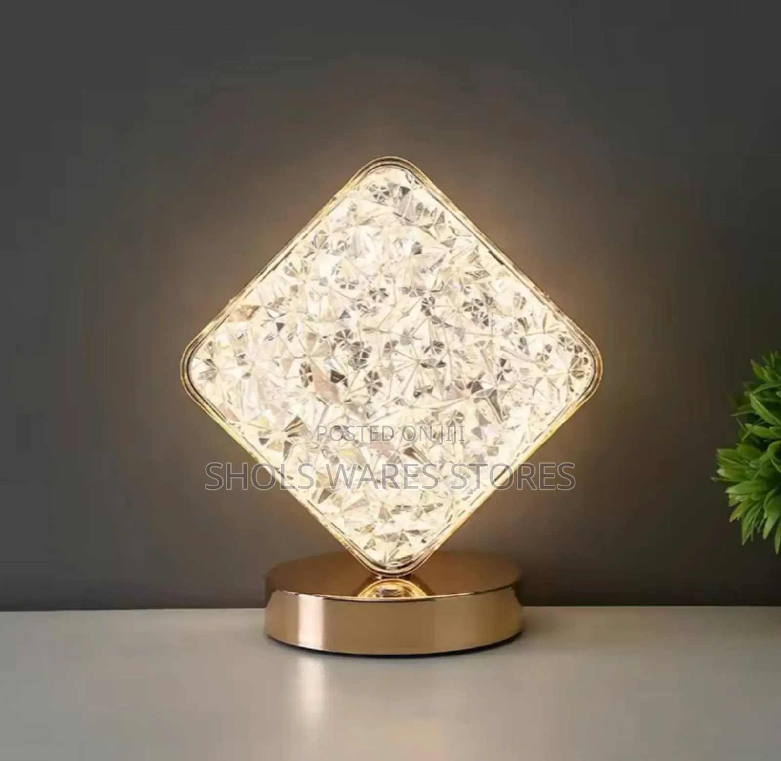 Acrylic Crystal Bedside Table Lamps