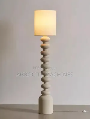 Barbell Floor Lamp Or Japandi Wooden Floor Lamp Barbell.