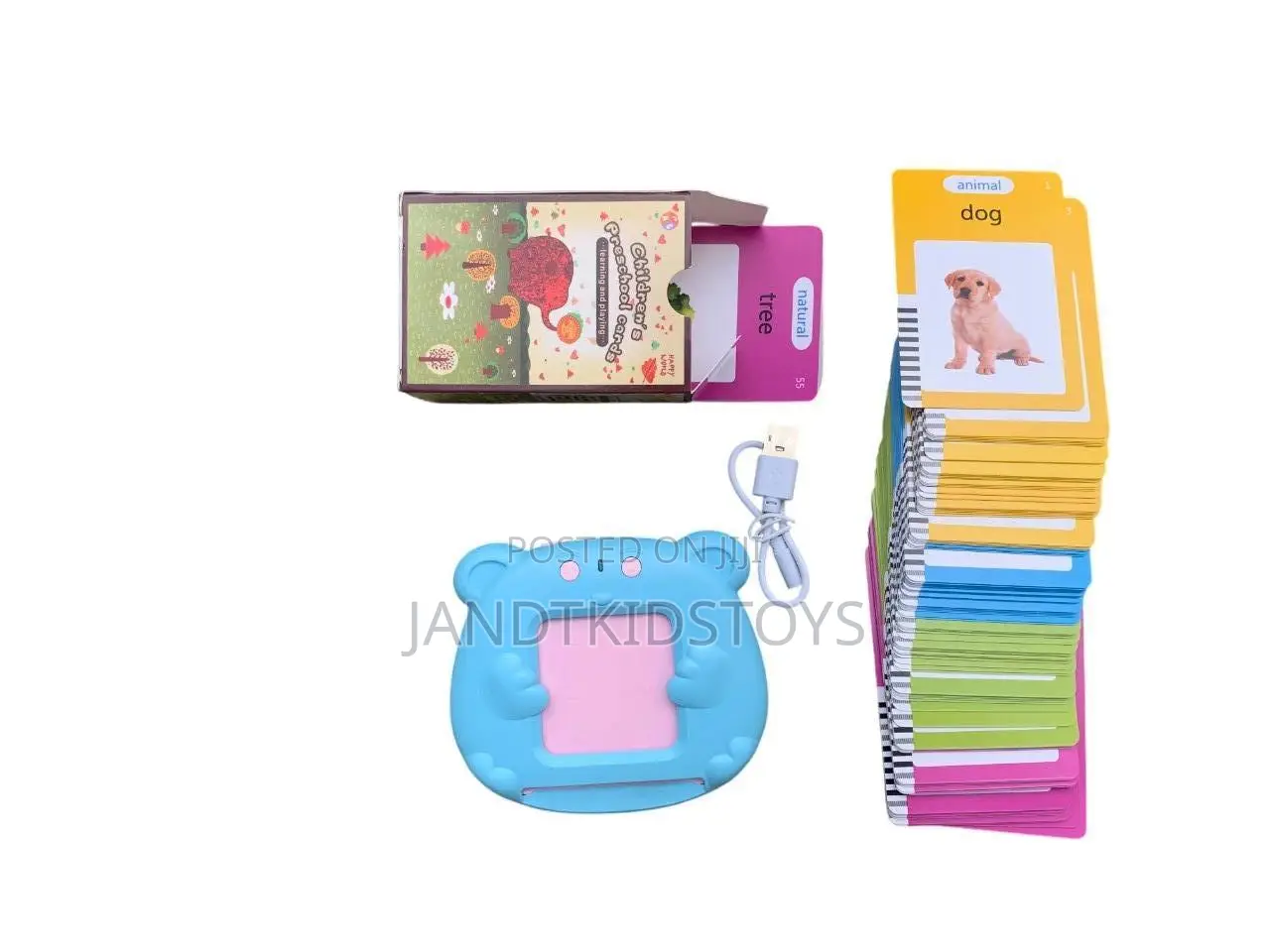 Children’S Interactive Learning Flash Card Device