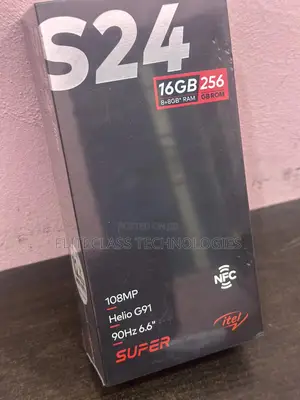 New Itel S24 256 GB Black