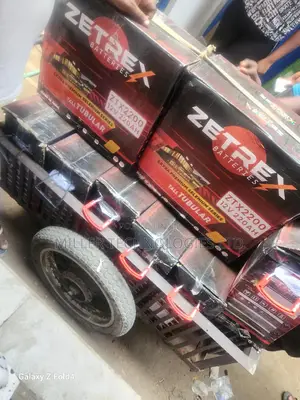 Zetrex Battery 220ah 12v Tubular Battery Supplied