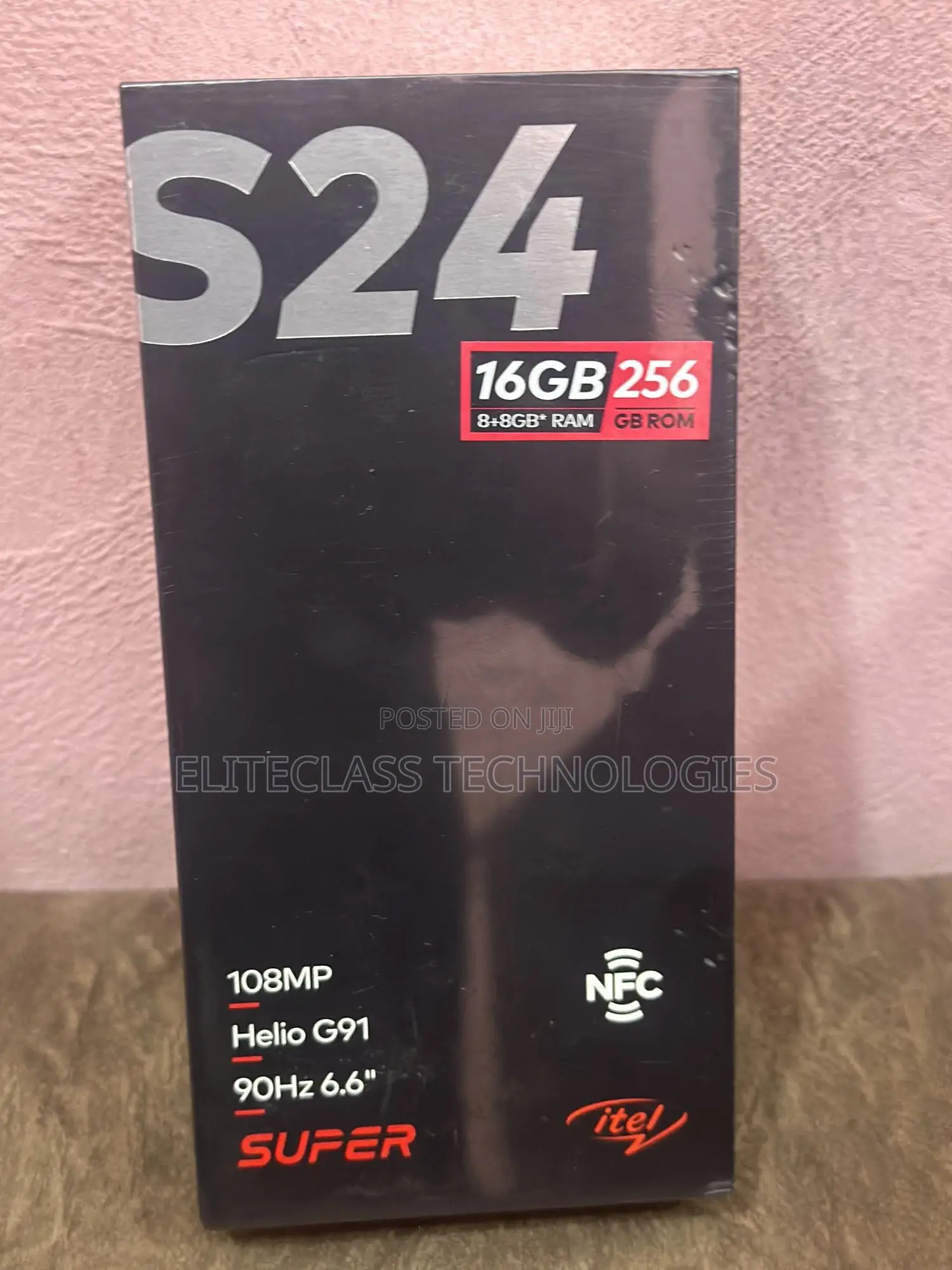 New Itel S24 256 GB Black
