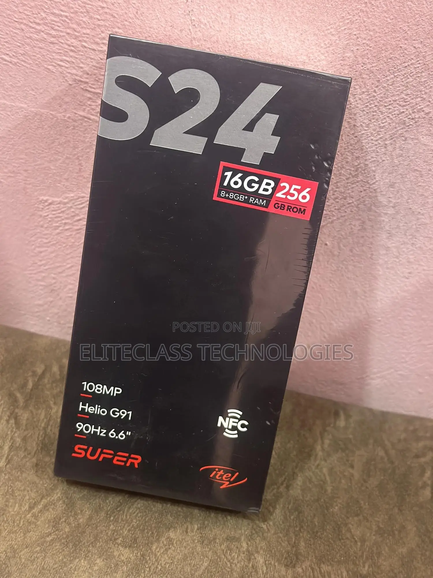 New Itel S24 256 GB Black