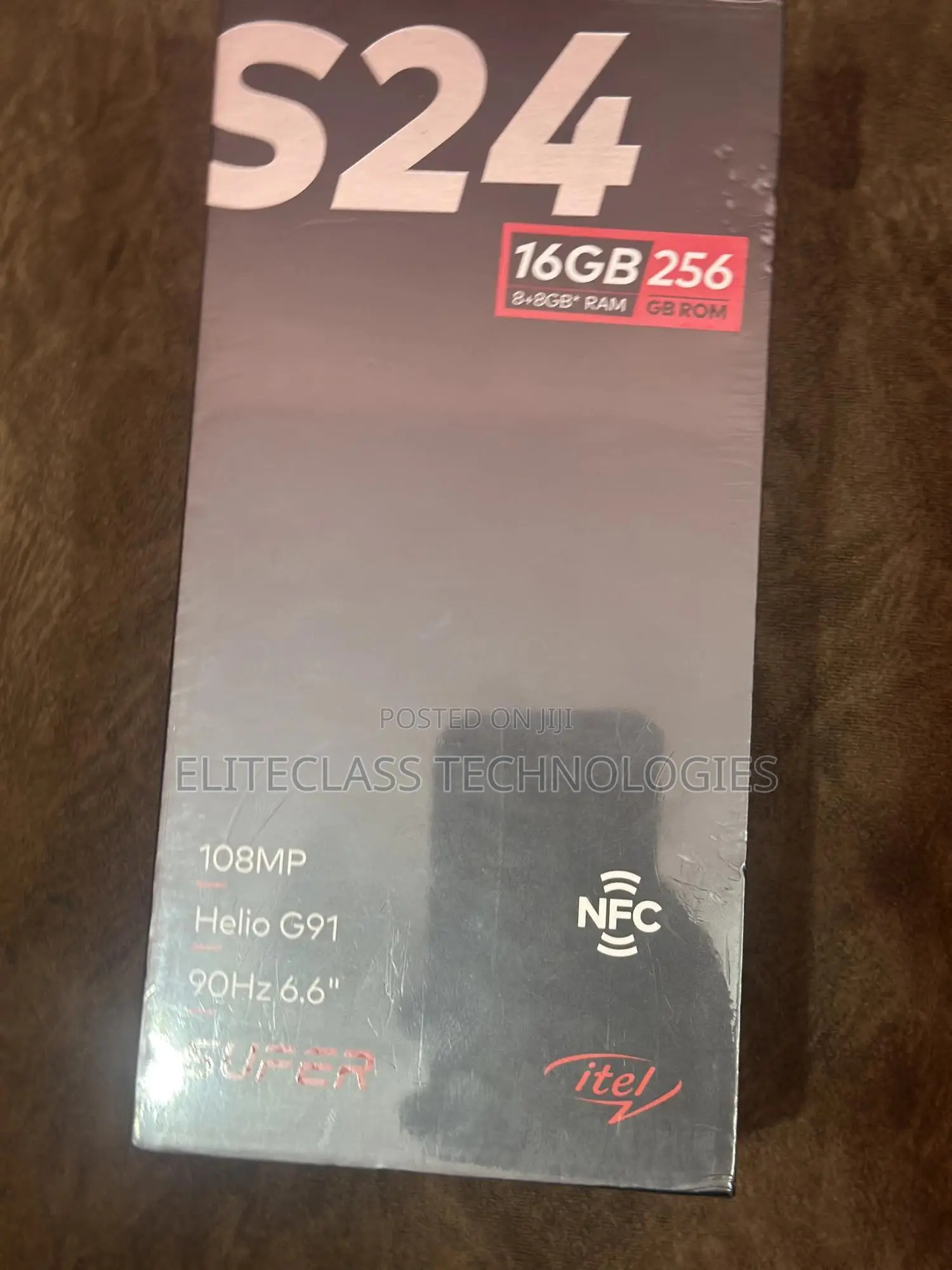 New Itel S24 256 GB Black