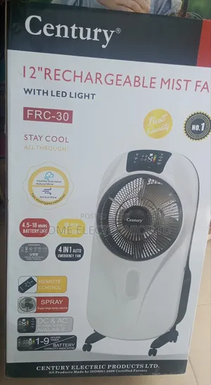 Century Rechargeable Mix Fan12 Inches