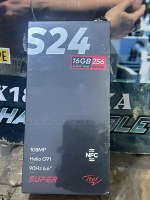New Itel S24 256 GB Black