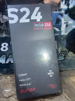 New Itel S24 256 GB Black