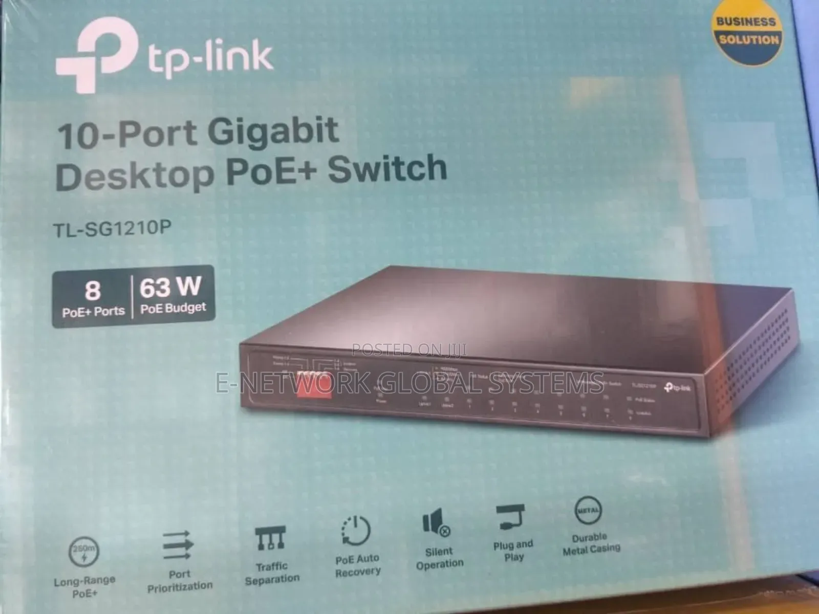Tp-Link 10- Port Gigabit Desktop Poe Switch