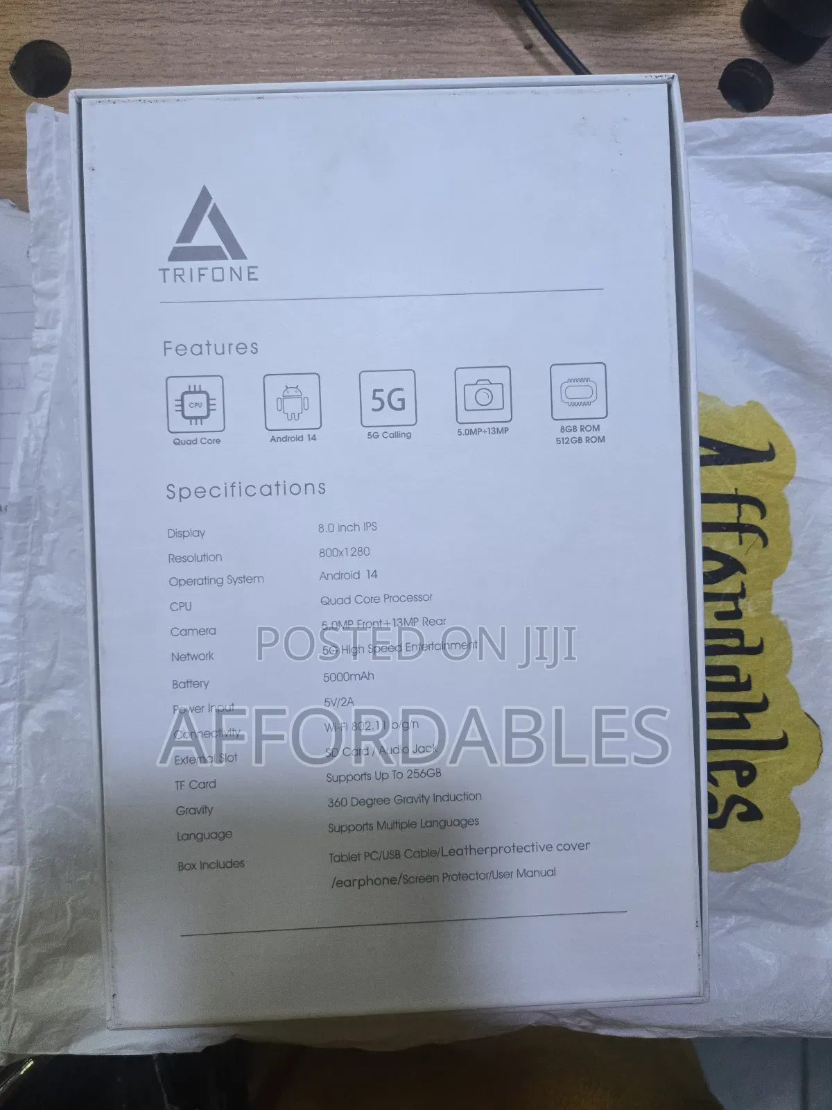 New Trifone X801 512 GB Silver