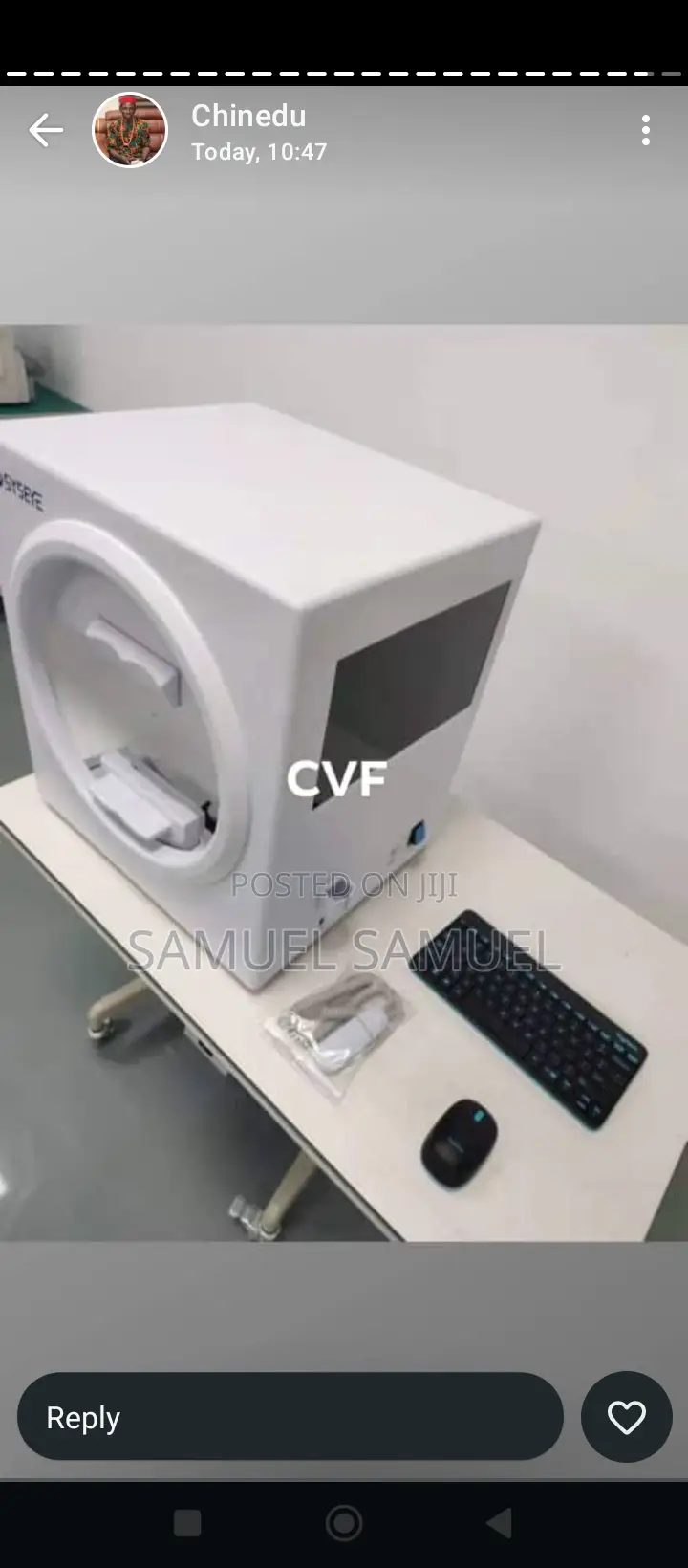Cvf/Visual Field Analyzer