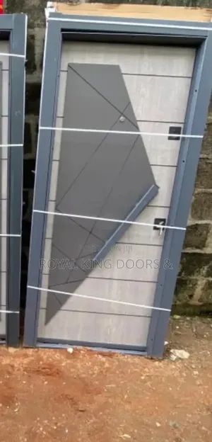 3ft 4ft Brown and Grey Entrance and Back Exit Security Doors