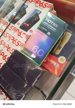 New Infinix Hot 60i 128 GB Blue