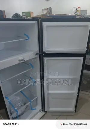 Silver Polystar Double Door Inverter Fridge – Sleek Finish