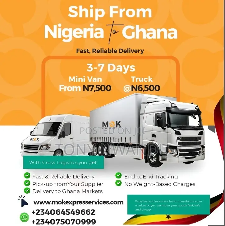 Transportation and Logistics to Ghana