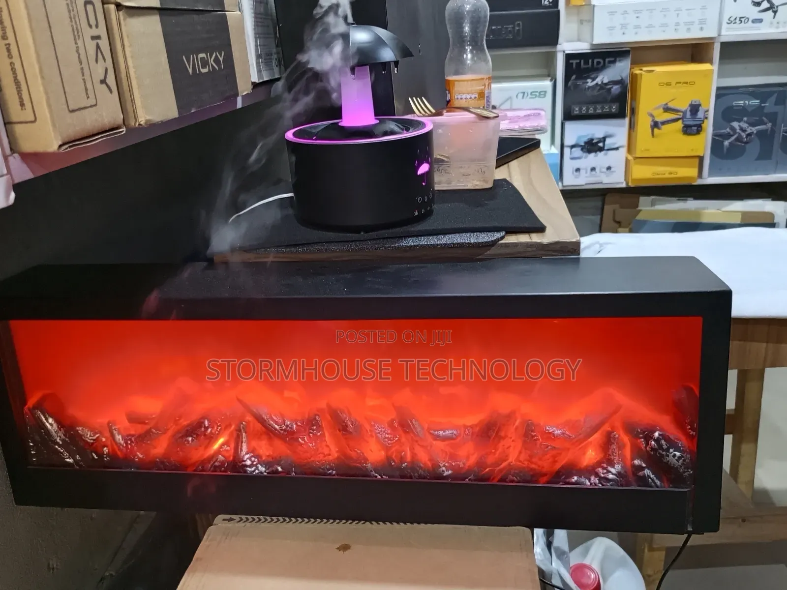 Led 800 Fireplace Lanterns