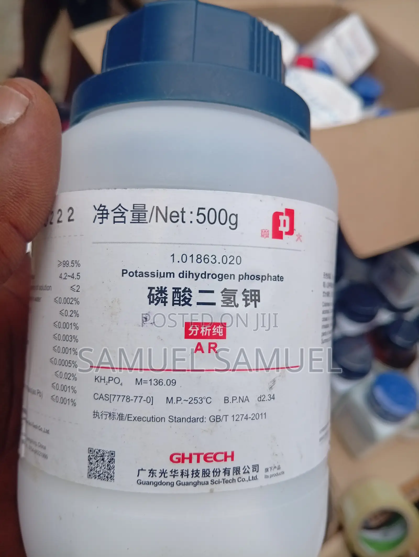 Potassium Dihydrogen Phosphate