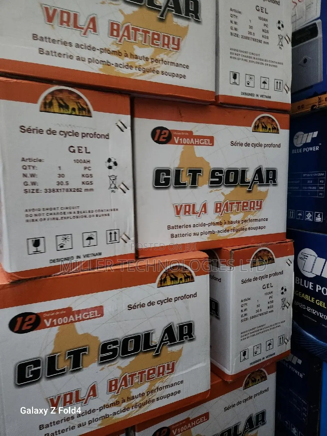 GLT Solar Battery 100ah 12v