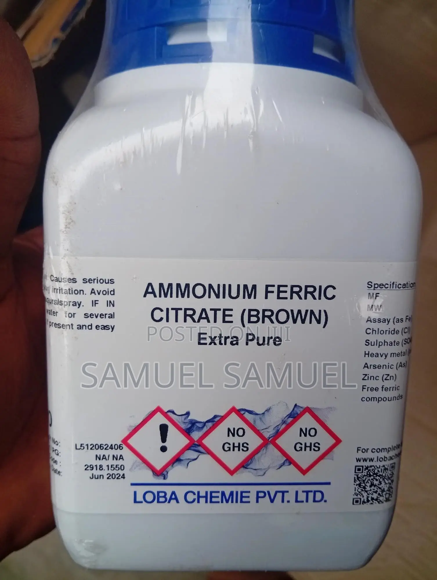 Ammonium Ferric Citrate