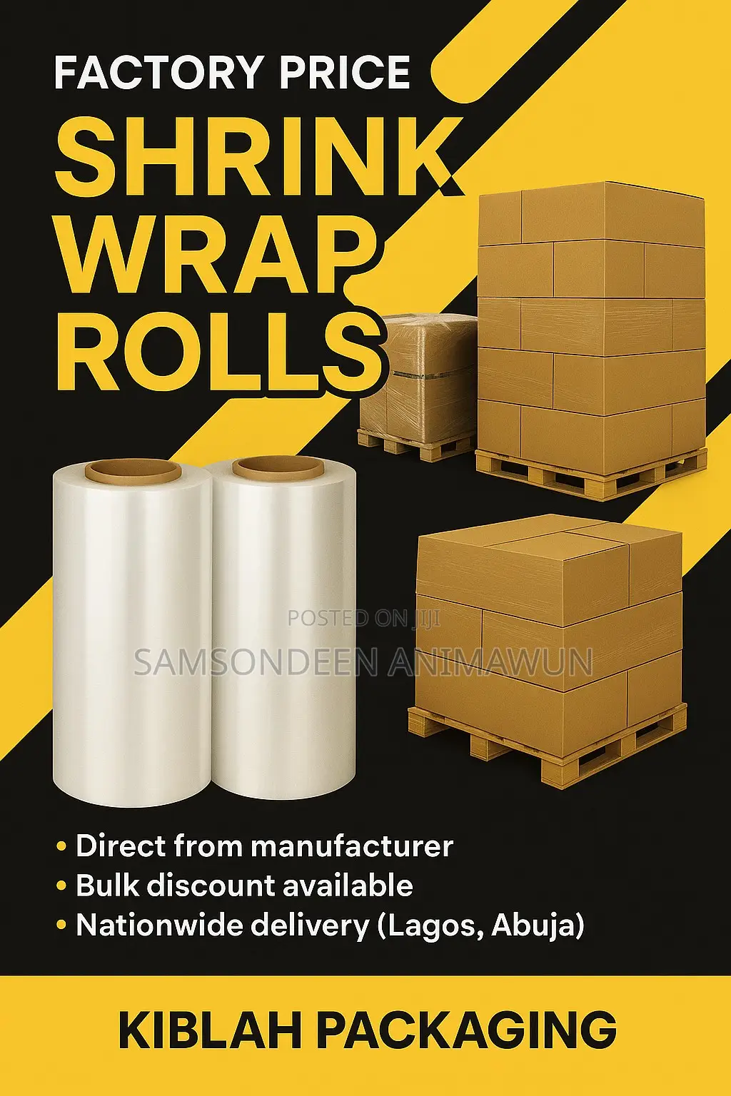 Shrink Wrap for Logistics Warehousing – Lagos